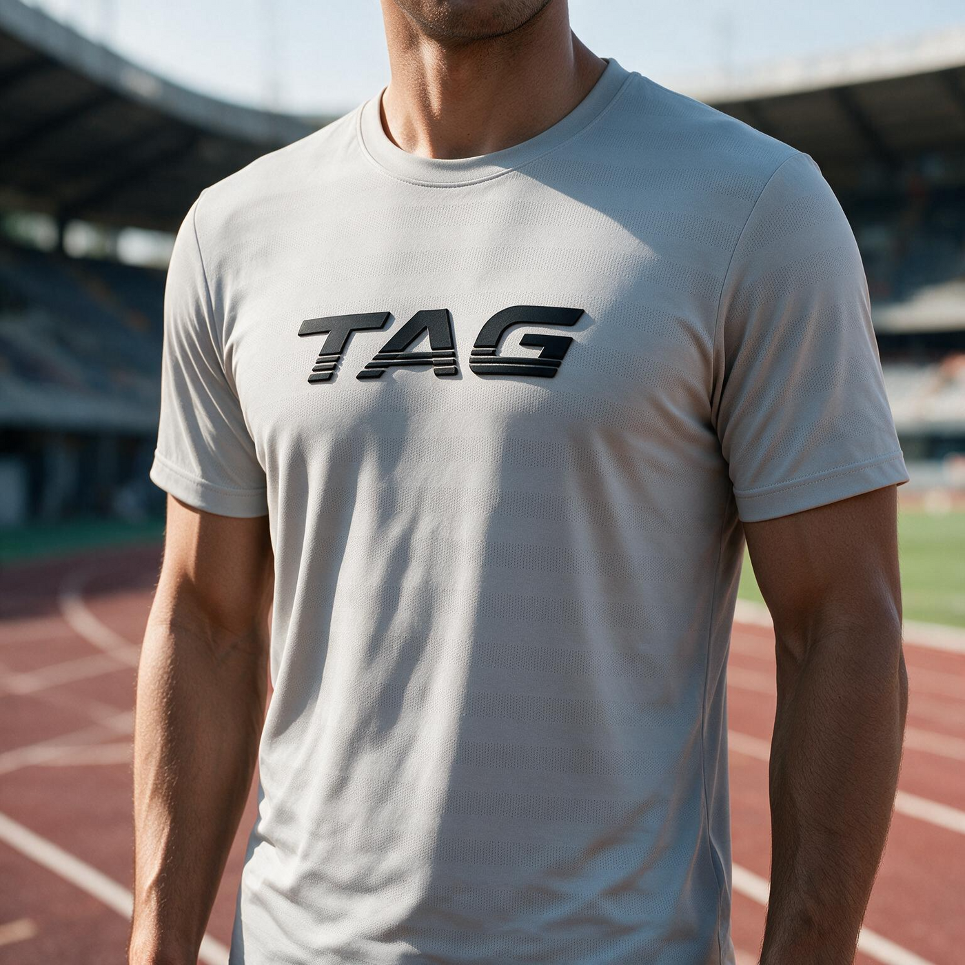 AXION TAG AirFlow Performance Tee – Silver Gray