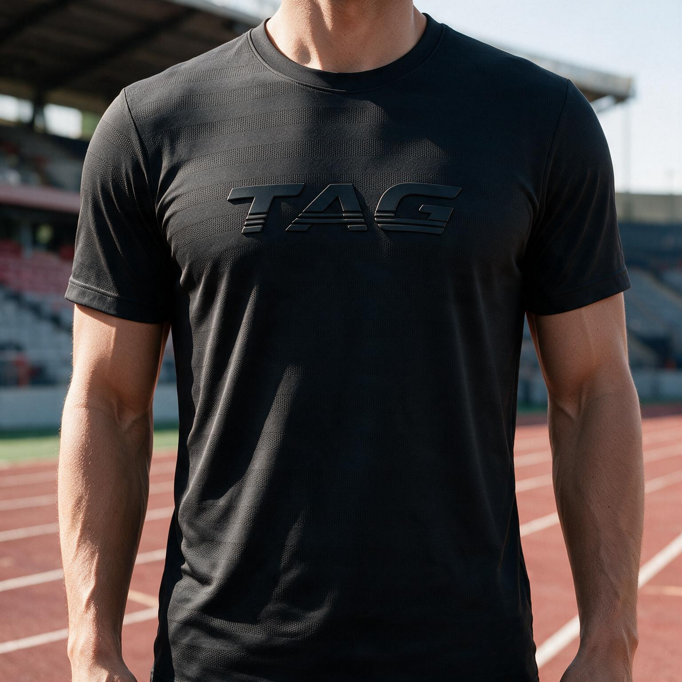 AXION TAG AirFlow Performance Tee – Jet Black
