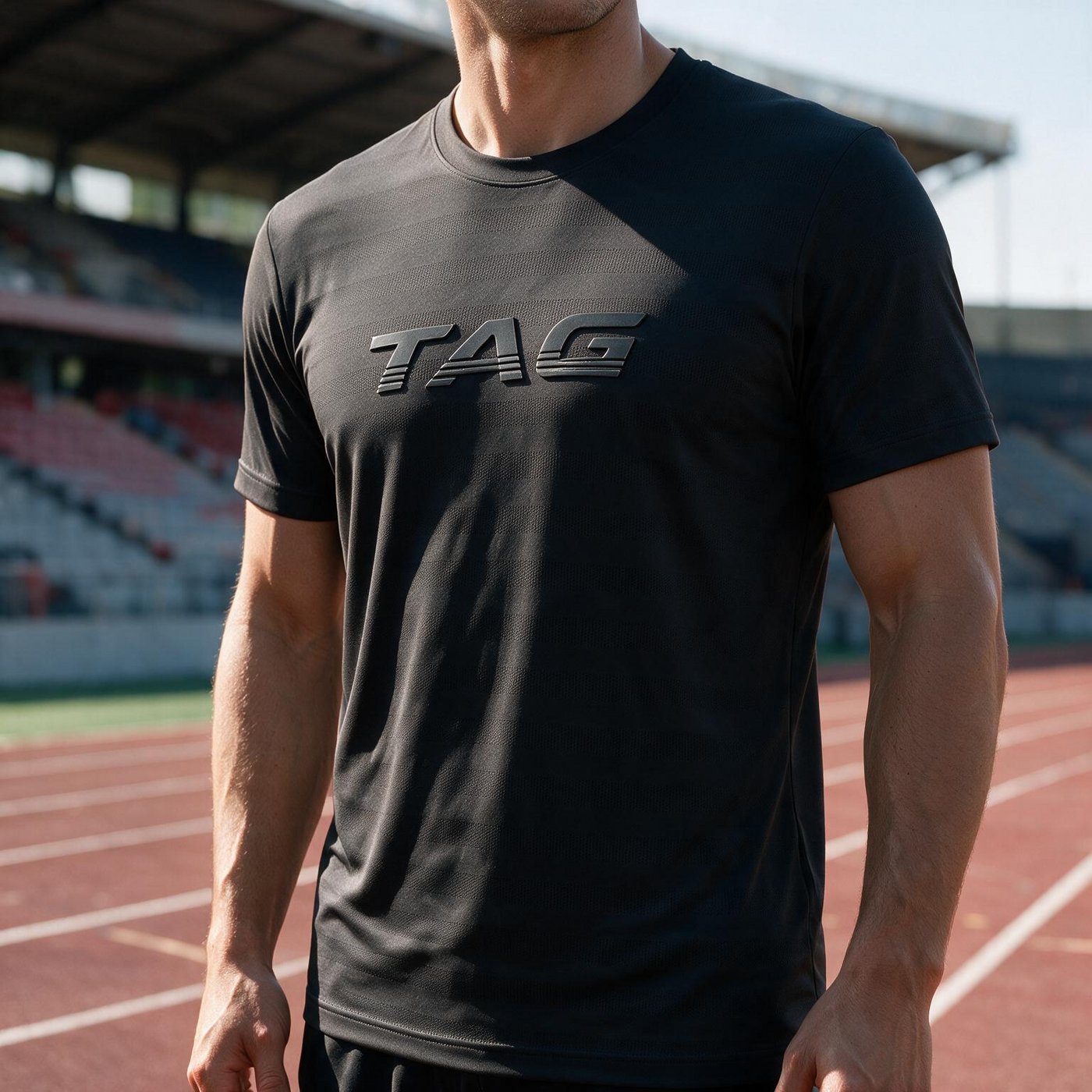 AXION TAG AirFlow Performance Tee – Jet Black
