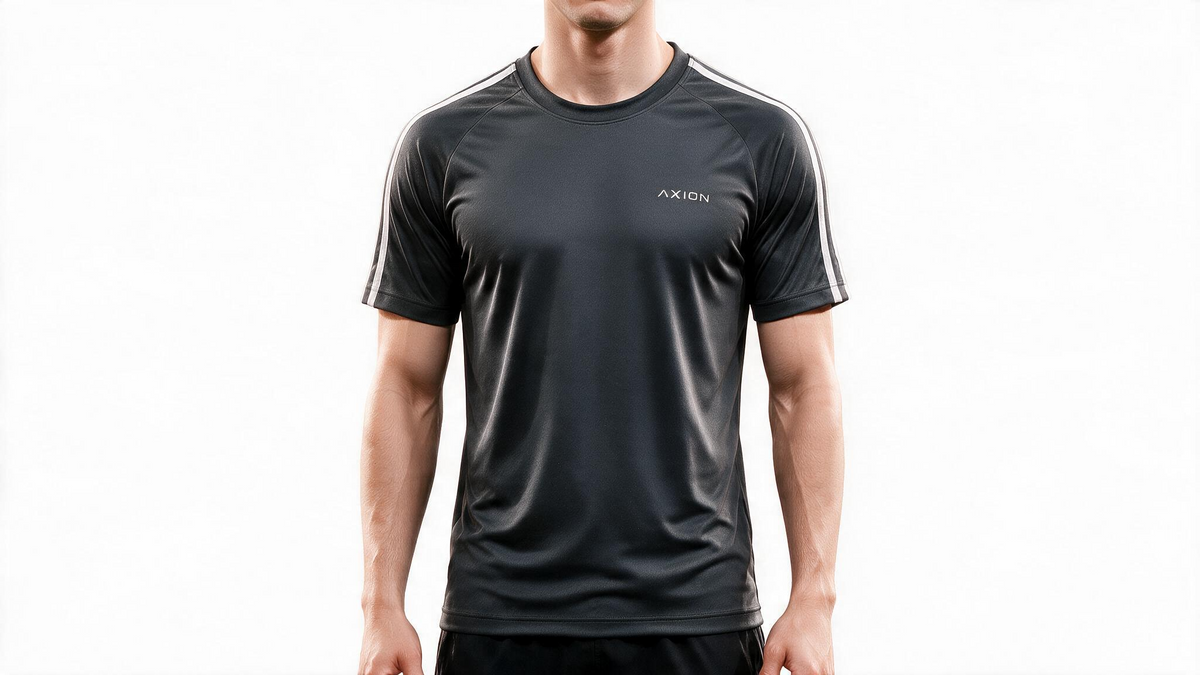 AXION AeroFit Performance Tee – Dark Gray