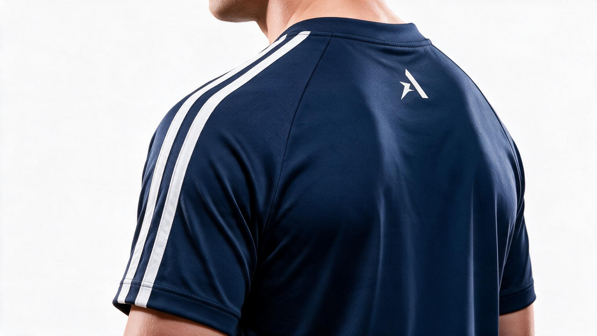AXION AeroFit Performance Tee – Navy Blue