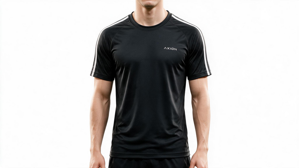 AXION AeroFit™ Performance Tee – Black